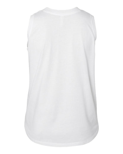LAT Women's Curvy Relaxed Fine Jersey Tank 3892 #color_White
