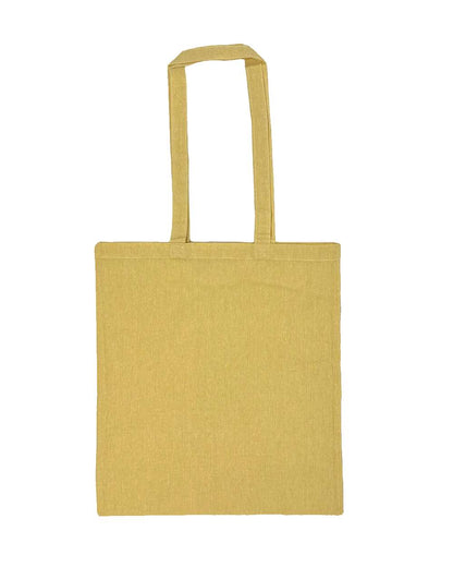 Liberty Bags Lightweight Recycled Canvas Tote Bag with Extended Handle 8505R #color_Heather Yellow