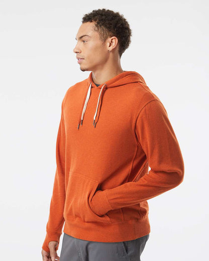 Independent Trading Co. Midweight French Terry Hooded Sweatshirt PRM90HT #colormdl_Burnt Orange Heather