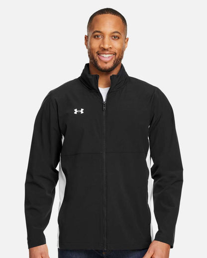 Under Armour Men's Rival Stretch Jacket 1390159 #colormdl_Black/ White