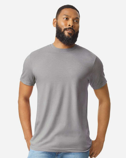 Gildan Unisex Softstyle® CVC T-Shirt 64000CVC #colormdl_Cement