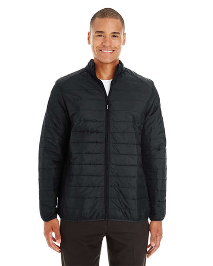 CORE365 Men's Tall Prevail Packable Puffer CE700T #colormdl_Black
