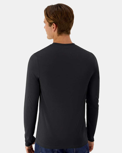 Hanes Unisex Cool DRI® Cotton Touch Long Sleeve T-Shirt 484L #colormdl_Black