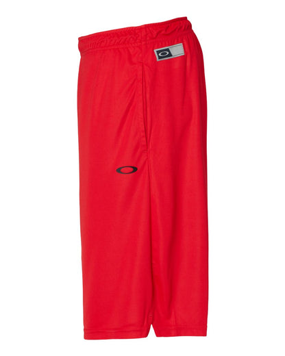Oakley Men's Team Issue Hydrolix 9" Shorts FOA402995 #color_Team Red