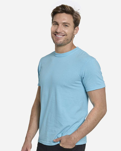 Threadfast Apparel Unisex Colors Garment-Dyed T-Shirt C1200 #colormdl_Pool Blue