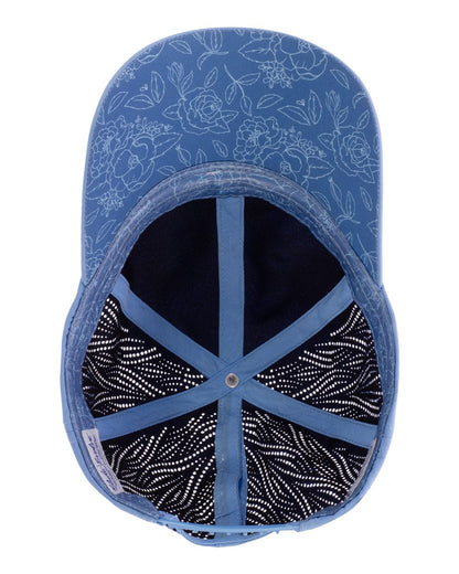 Infinity Her Women's Perforated Performance Cap GABY #color_Periwinkle/ Floral