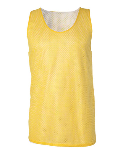 Badger Pro Mesh Reversible Tank Top 8529 #color_Gold/ White