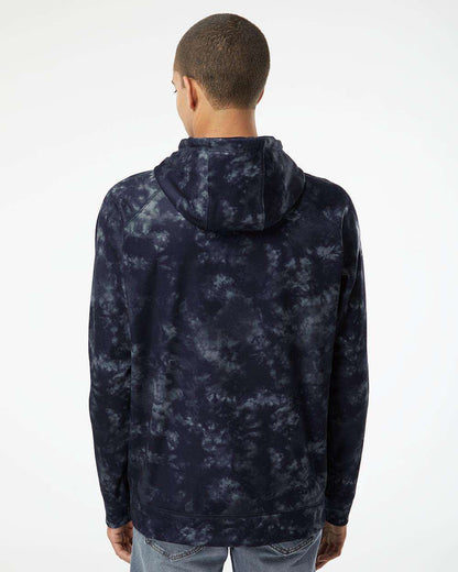 Burnside Performance Raglan Pullover Sweatshirt 8670 #colormdl_Navy Tie Dye