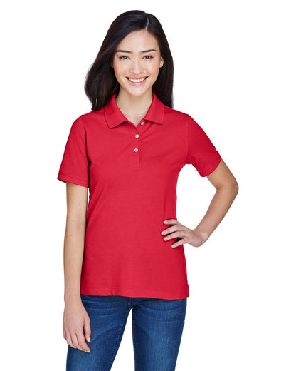 Harriton Women's Easy Blend Polo M265W #colormdl_Red