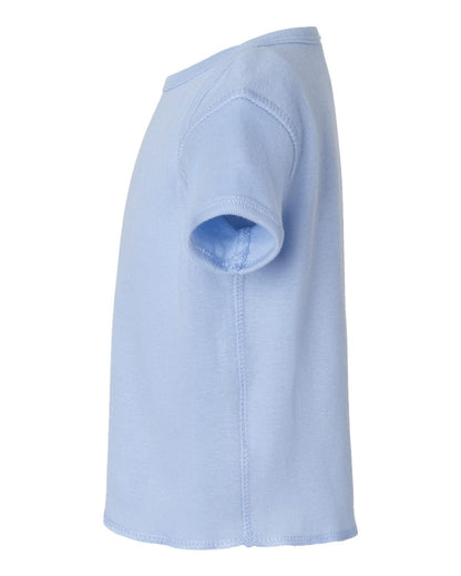 Rabbit Skins Infant Baby Rib Tee 3400 #color_Light Blue