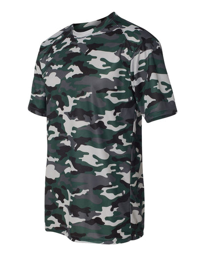 Badger Camo T-Shirt 4181 #color_Forest