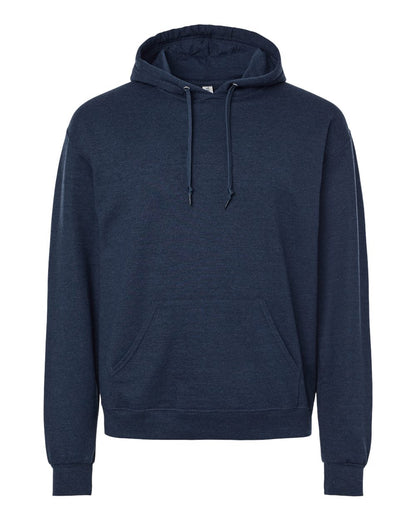 JERZEES Unisex Ultimate CVC Hooded Sweatshirt IC49MR #color_Indigo Heather