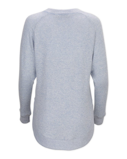 Boxercraft Women's Cuddle Oversize Pullover Sweater BW1102 #color_Sky Blue Heather