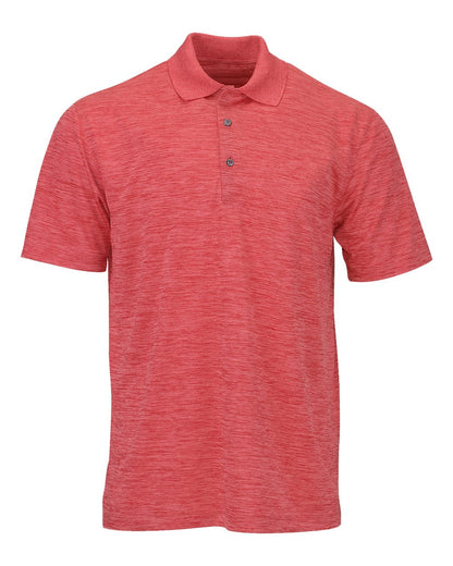 Paragon Men's Dakota Striated Heather Polo 130 #color_Crimson Heather