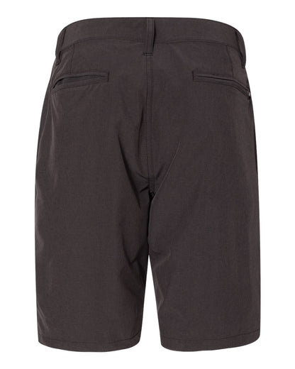 Burnside Hybrid Stretch Shorts 9820 #color_Black Heather