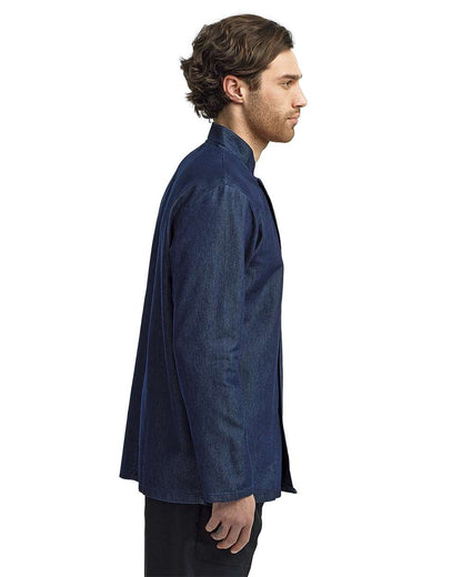 Artisan Collection by Reprime Unisex Denim Chef's Jacket RP660 #colormdl_Denim Blue