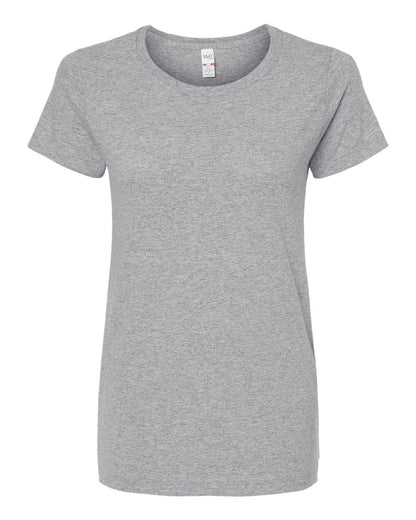 M&O Women's Gold Soft Touch T-Shirt 4810 #color_Athletic Grey