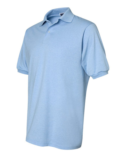 JERZEES Men's SpotShield® 50/50 Polo 437MSR #color_Light Blue