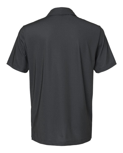 Adidas Men's Ultimate365 Diamond Dot Print Polo A498 #color_Black/ White/ Grey Three