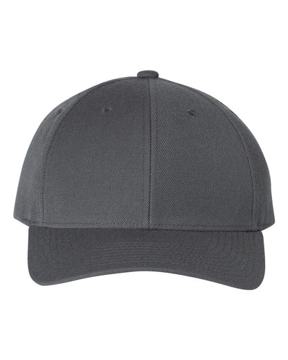 YP Classics Premium Curved Bill Snapback Cap 6789M #color_Dark Grey