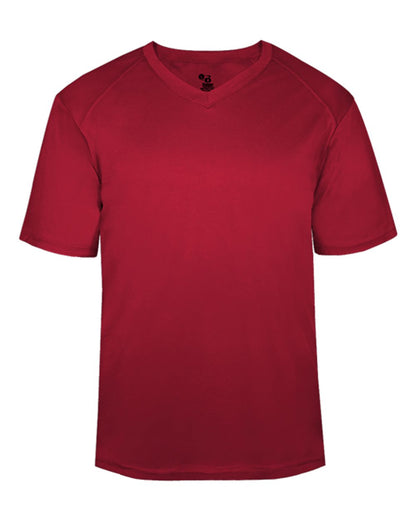 Badger B-Core V-Neck T-Shirt 4124 #color_Red