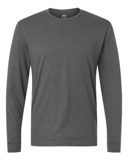 Next Level Unisex CVC Long Sleeve T-Shirt 6211 #color_Heather Heavy Metal