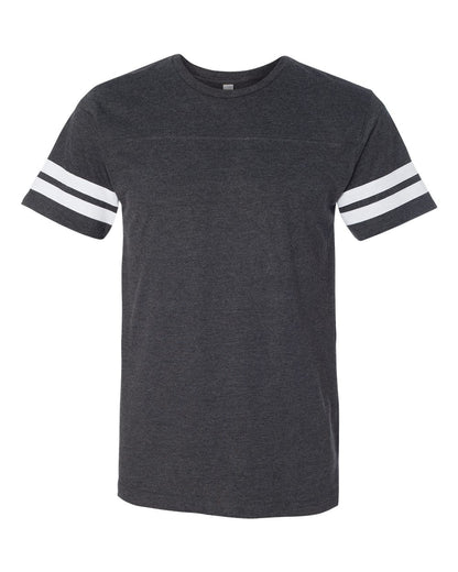 LAT Men's Football Fine Jersey Tee 6937 #color_Vintage Smoke/ White