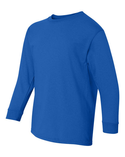Gildan Youth Heavy Cotton™ Long Sleeve T-Shirt 5400B #color_Royal