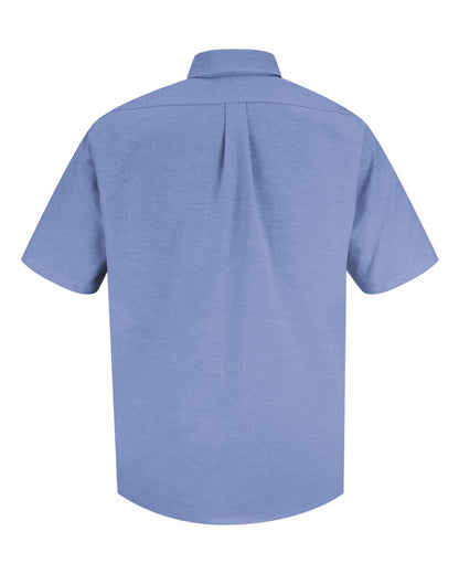 Red Kap Men's Extended Sizes Executive Oxford Dress Shirt SR60EXT #color_Light Blue