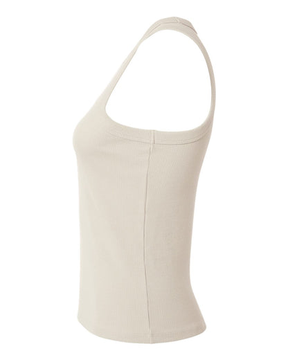 American Apparel Women's Baby Rib Tank BR2101 #color_Bone