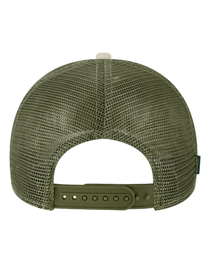 LEGACY Mid-Pro Snapback Trucker Cap MPS #color_Stone/ Bronze/ Light Olive Green