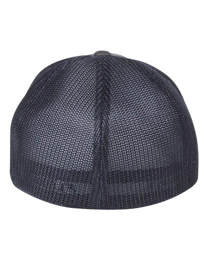 Flexfit Trucker Cap 6511 #color_Charcoal/ Navy