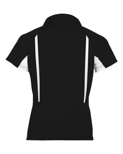 Holloway Women's Two-Tone Avenger Polo 222730 #color_Black/ White