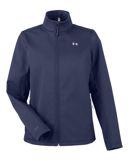 Under Armour Women's ColdGear® Infrared Shield 2.0 Jacket 1371594 #color_Midnight Navy/ White
