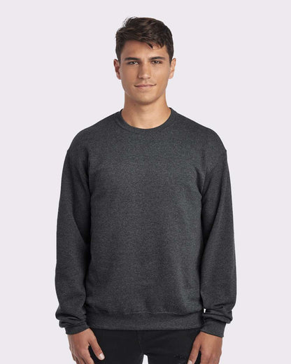 JERZEES Unisex NuBlend® Crewneck Sweatshirt 562MR #colormdl_Black Heather