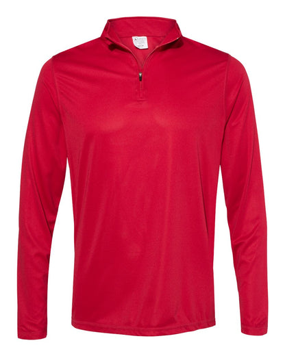 Augusta Sportswear Attain Color Secure® Performance Quarter-Zip Pullover 2785 #color_Red