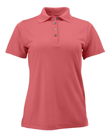 Paragon Women's Saratoga Performance Mini Mesh Polo 104 #color_Melon