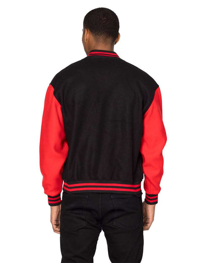 Threadfast Apparel Unisex Legend Jacket 364J #colormdl_Black/ Red