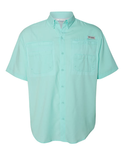 Columbia PFG Tamiami™ II Short Sleeve Shirt 212468 #color_Gulf Stream