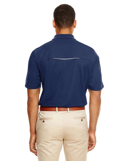 CORE365 Men's Radiant Performance Piqué Polo with Reflective Piping 88181R #colormdl_Classic Navy