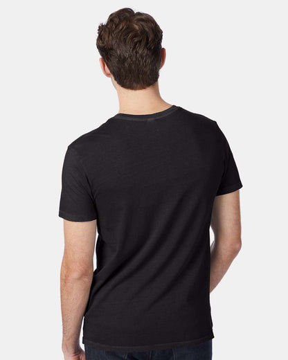 Alternative Heritage Garment Dyed Distressed Tee 4850 #colormdl_Smoke Reactive