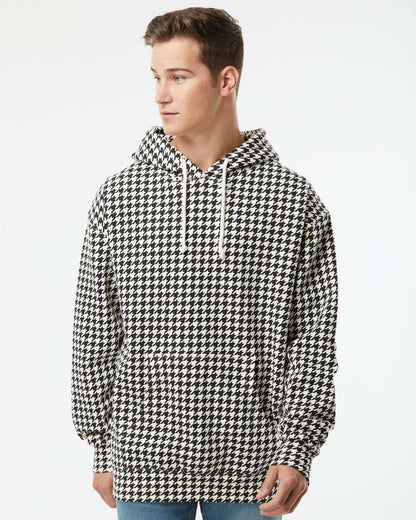 Independent Trading Co. Heavyweight Hooded Sweatshirt IND4000 #colormdl_Houndstooth