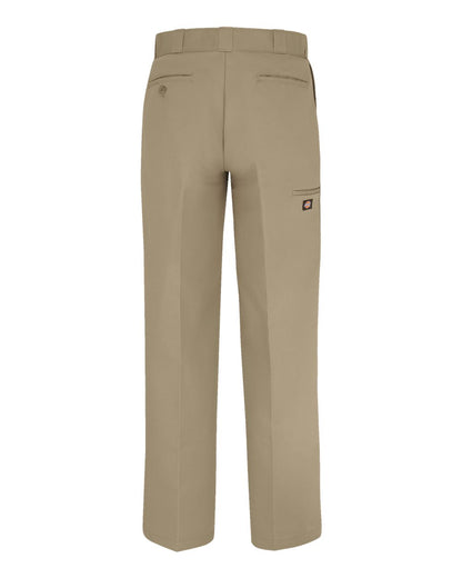 Dickies Men's Extended Sizes Double Knee Work Pants 8528EXT #color_Khaki - 34I