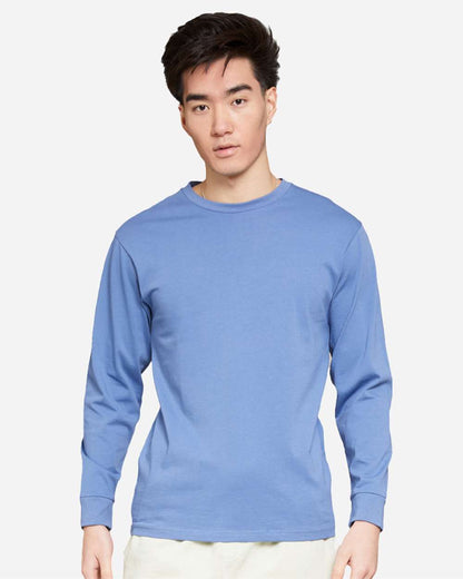Lane Seven Heavyweight Long Sleeve T-Shirt LS15009 #colormdl_Colony Blue