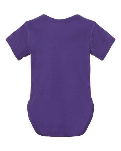 Rabbit Skins Infant Baby Rib Bodysuit 4400 #color_Purple