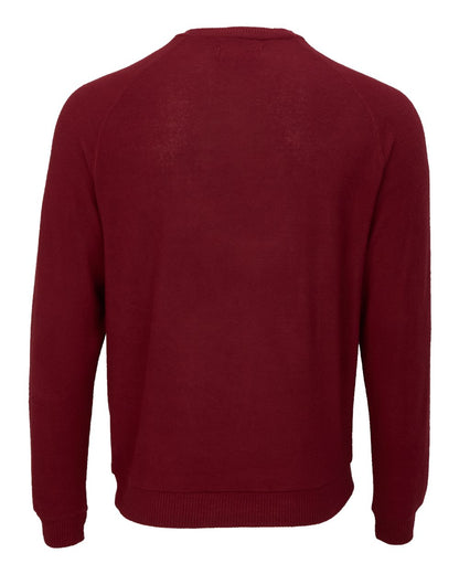 Boxercraft Men's Cuddle Cross-Neck Sweater BM1201 #color_Mantra Red
