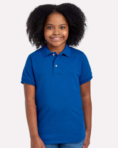 JERZEES Youth Dri-Power® Polo 437K #colormdl_Royal