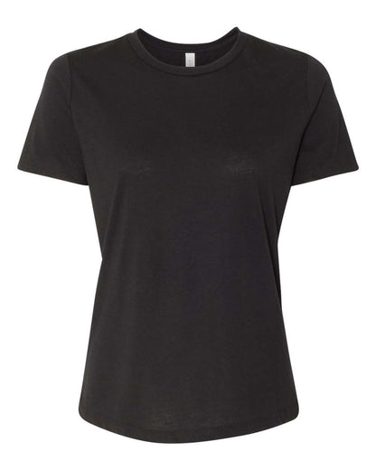 BELLA + CANVAS Women’s Relaxed Fit Triblend Tee 6413 #color_Solid Black Triblend