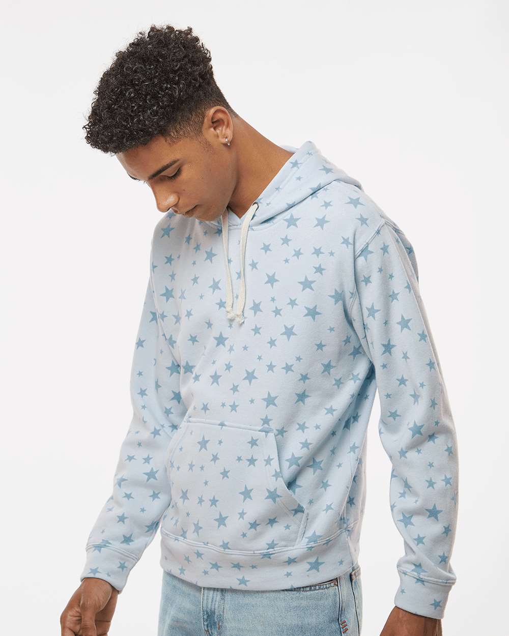 #colormdl_Chambray Stars Triblend