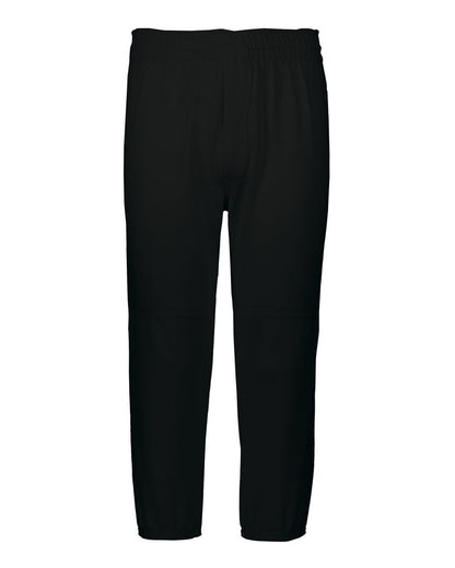 Augusta Sportswear Youth Gamer Pull-Up Baseball Pants 6849 #color_Black